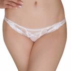 フラワーレース&シースルー生地ポケット付きオープンフルバック